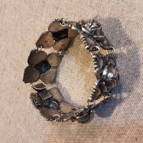 Vintage Spectacular c1940 RUBENS Mexico Rose Bracelet - Picture 5 of 12